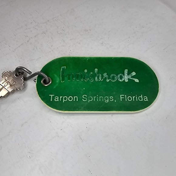 Vintage Innisbrook Hotel Key Fob Tarpon Springs Florida Room 107 - Picture 2 of 6